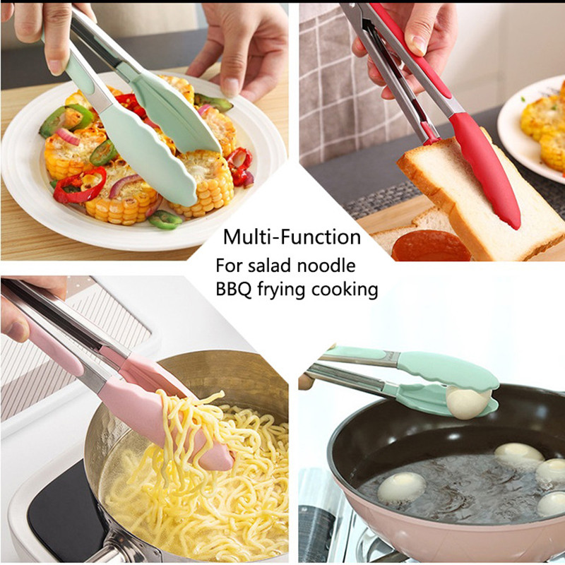 Multi-Function Silicone Tongs
